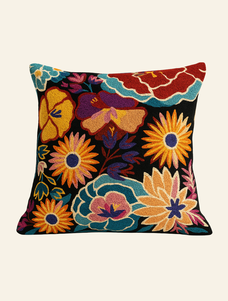 Pair of Botanical Handmade Cushion Covers