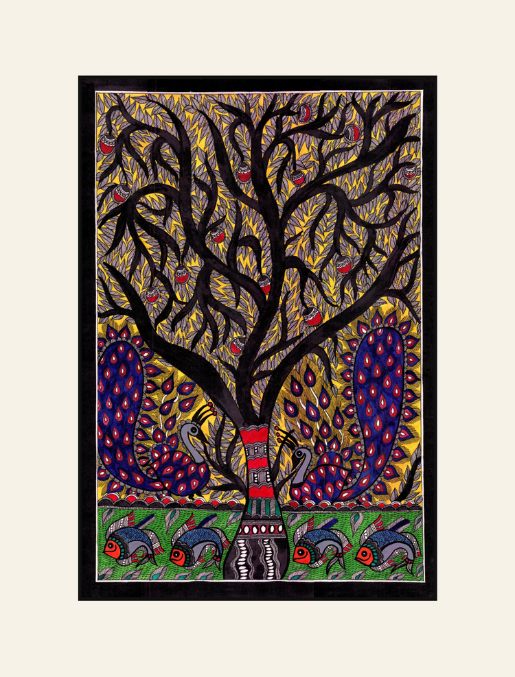 Madhubani Banyan Folk Art