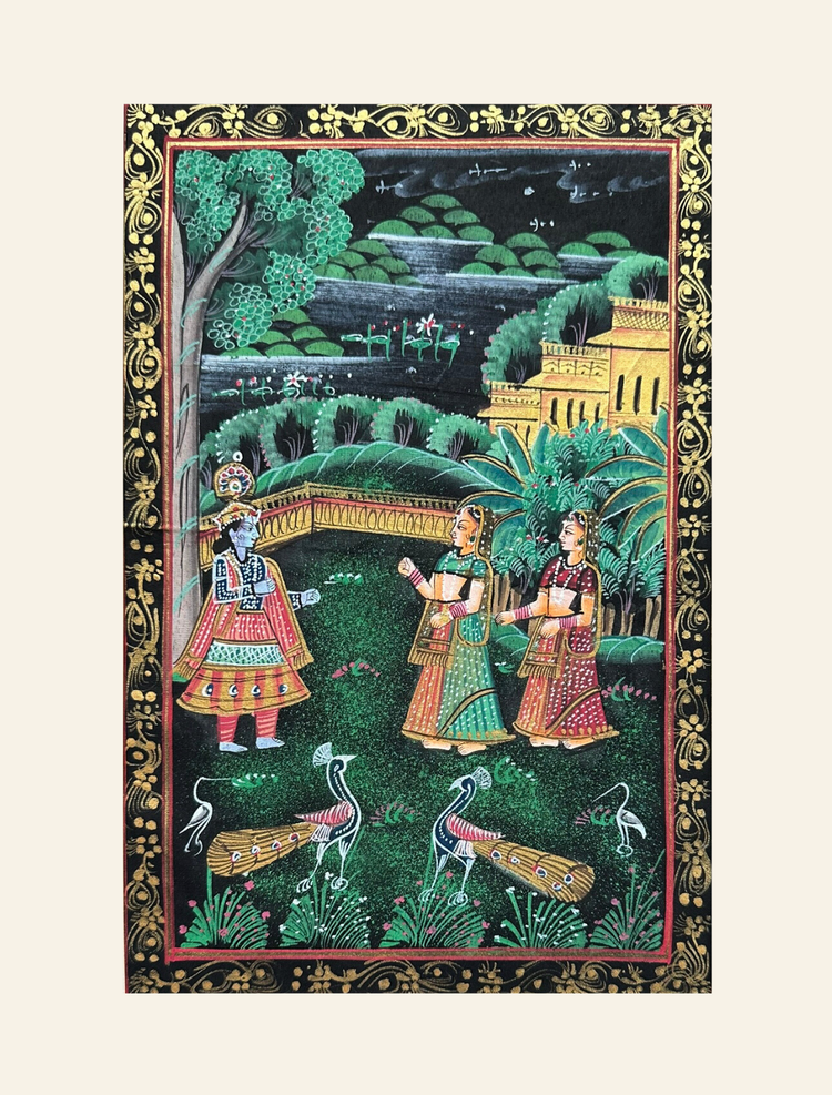 Rajasthani Krishna Miniature