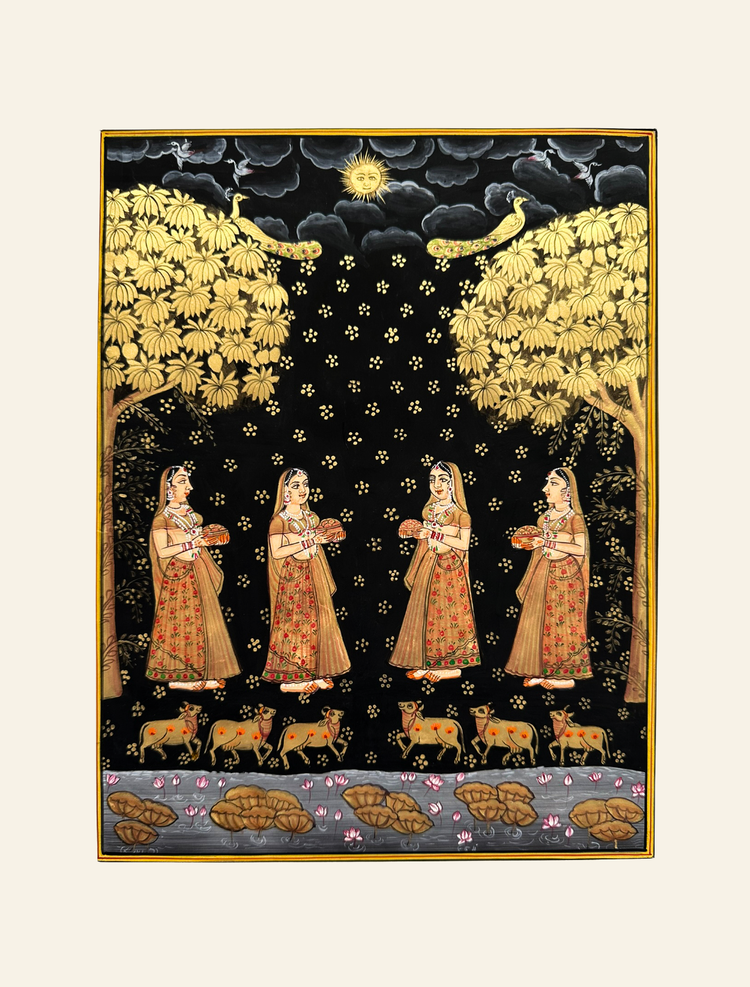 Handcrafted Rajput Queen Miniature