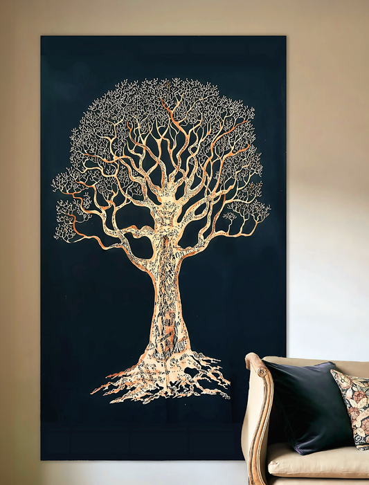 Elegant Tree of Life Tapestry