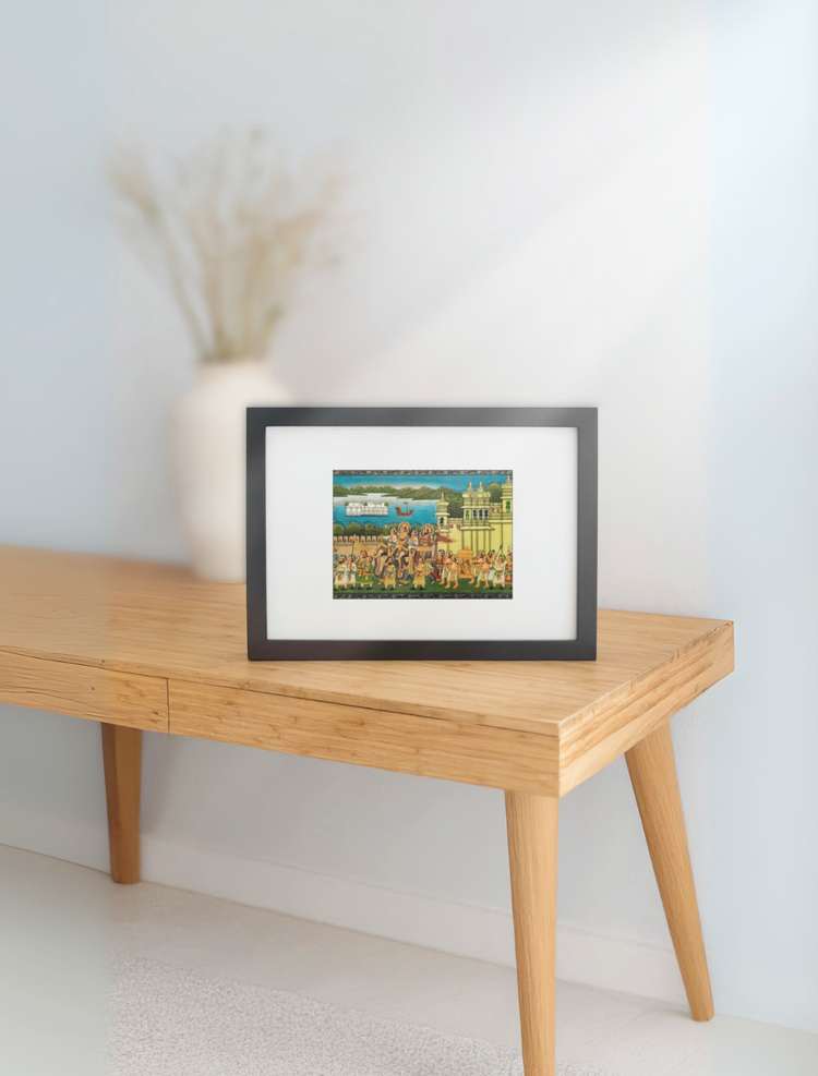 RajasthanI Royal Procession Artwork