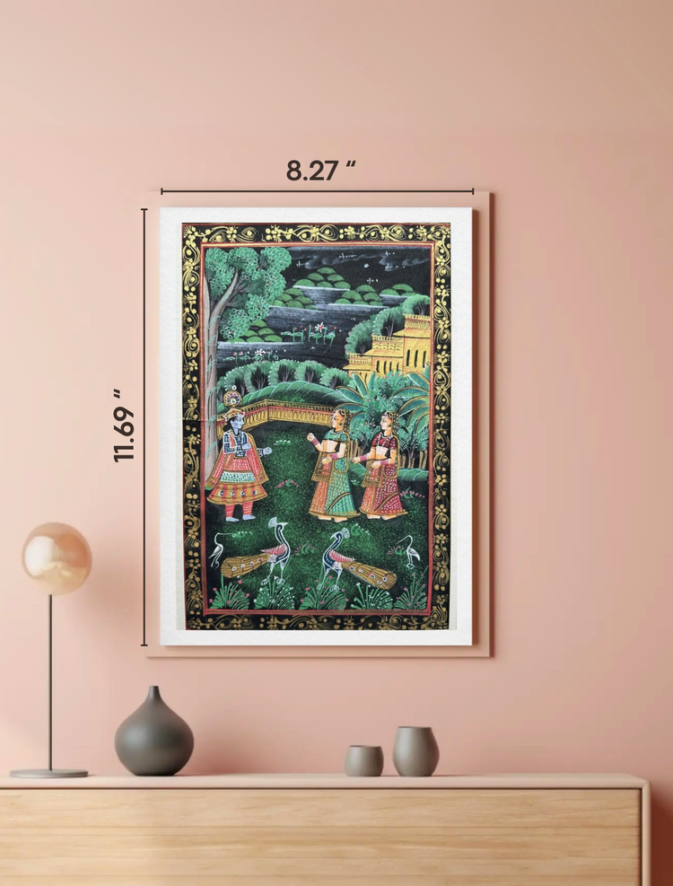 Rajasthani Krishna Miniature