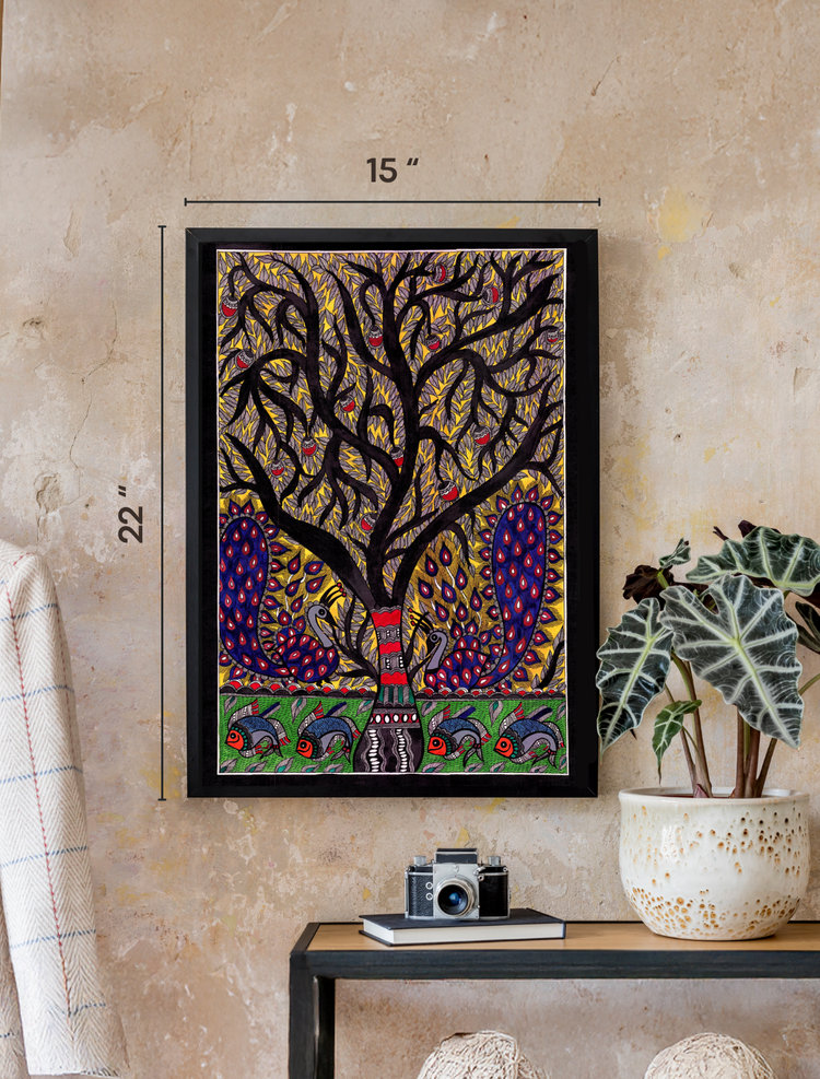 Madhubani Banyan Folk Art