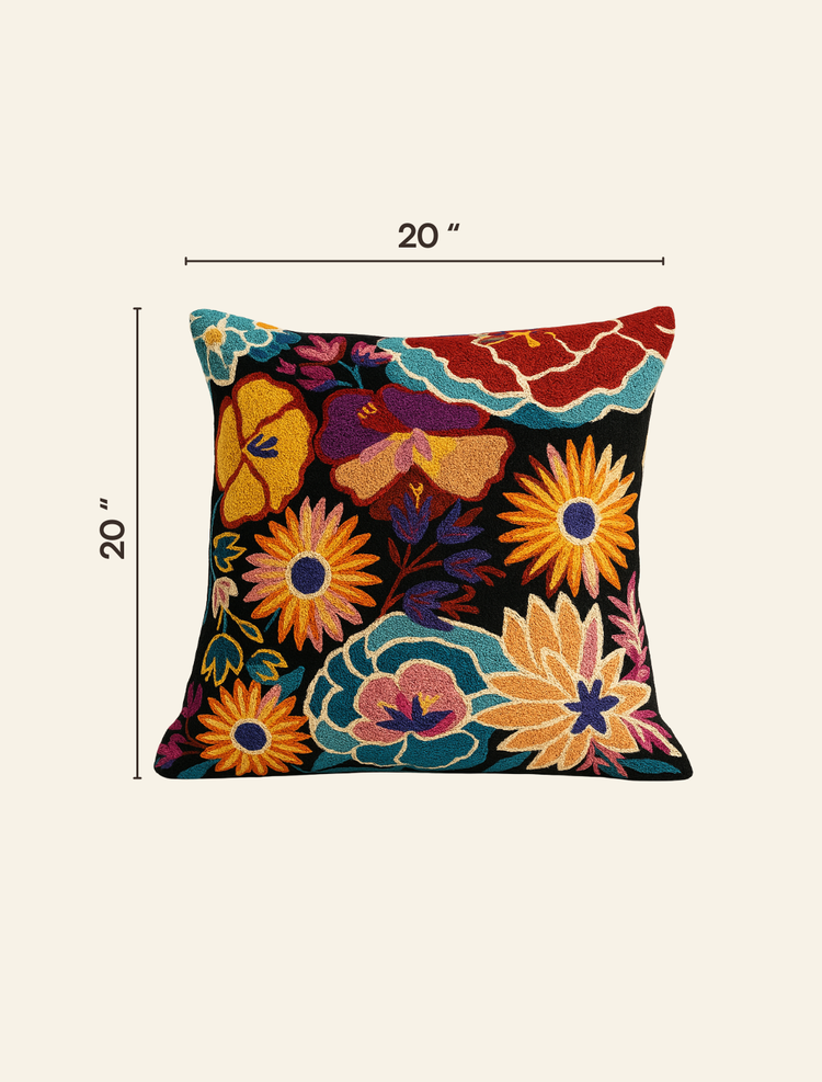 Pair of Botanical Handmade Cushion Covers