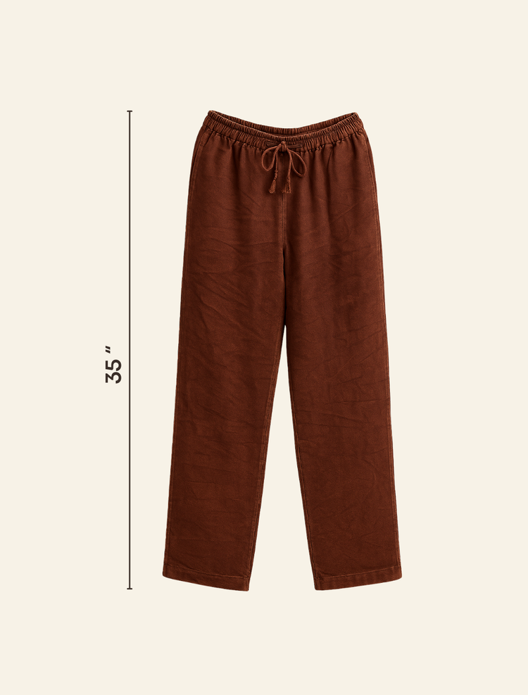 Umber Everyday Cotton Trousers