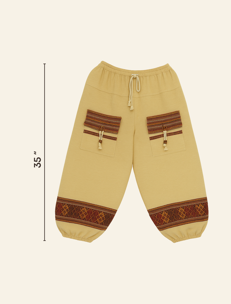 Himalayan Wool Wide-leg Trousers