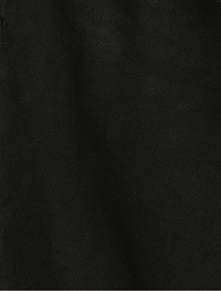 Classic Black Cotton Trousers