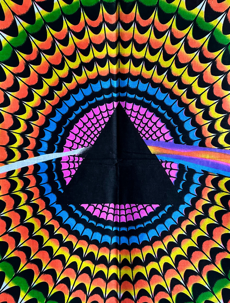 Psychedelic Prism Cotton Tapestry