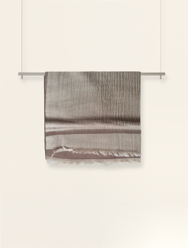 Light Brown Cashmere Scarf