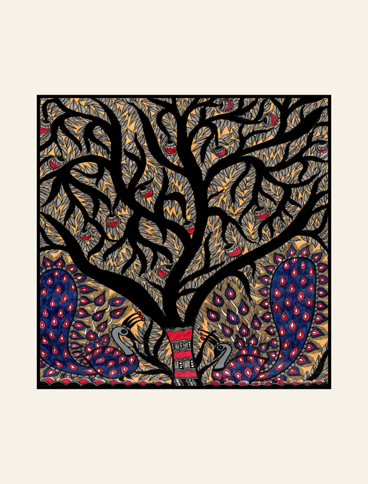 Roots of Life Back Print Graphic Tee | Cotton T-Shirt