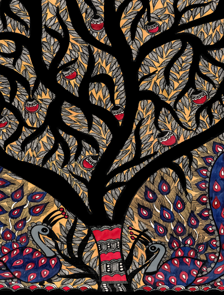 Roots of Life Back Print Graphic Tee | Cotton T-Shirt