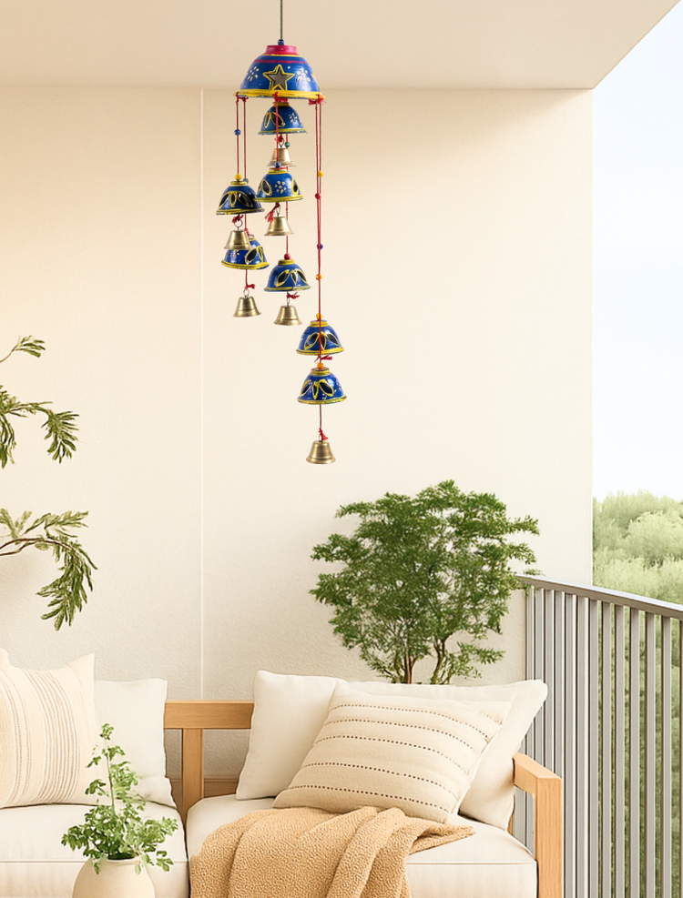 Rajasthani Handpainted Bell Windchime