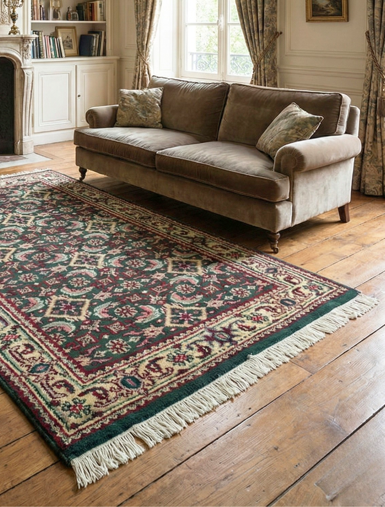 Kai Green Handwoven Rug