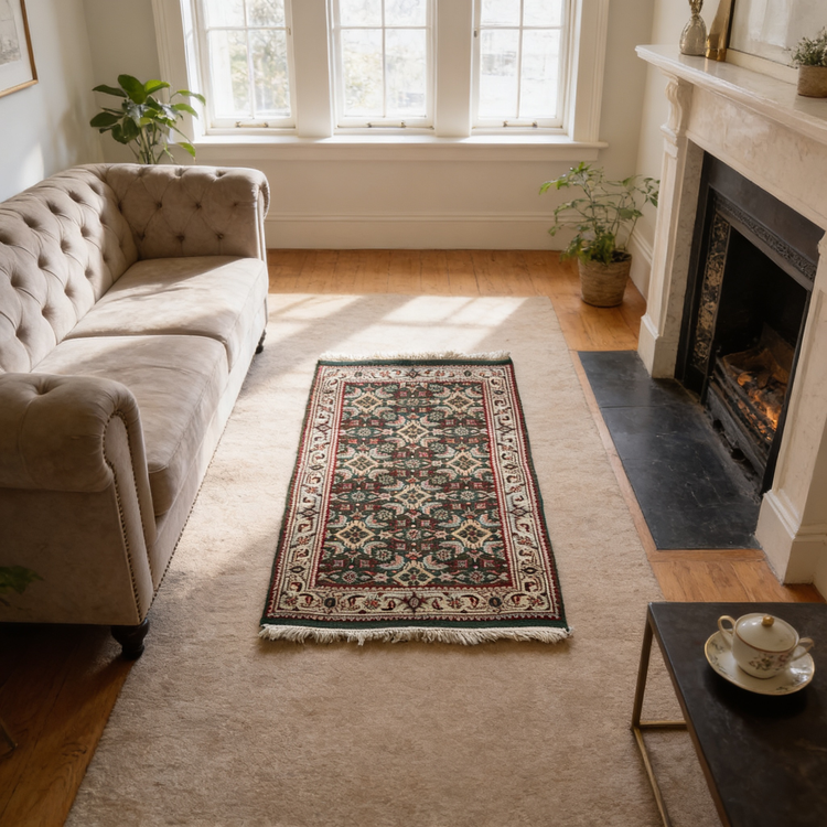 Kai Green Handwoven Rug