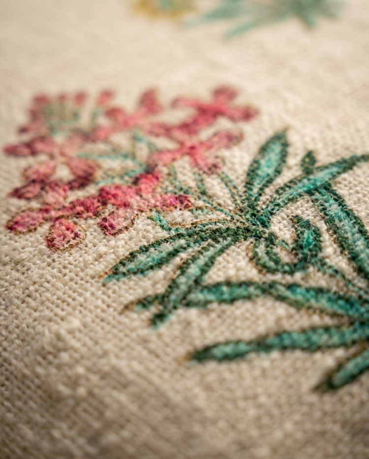 Handcrafted Jute Double Bedsheet