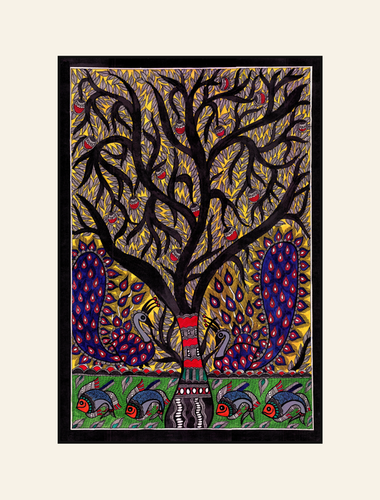 Madhubani Banyan Folk Art
