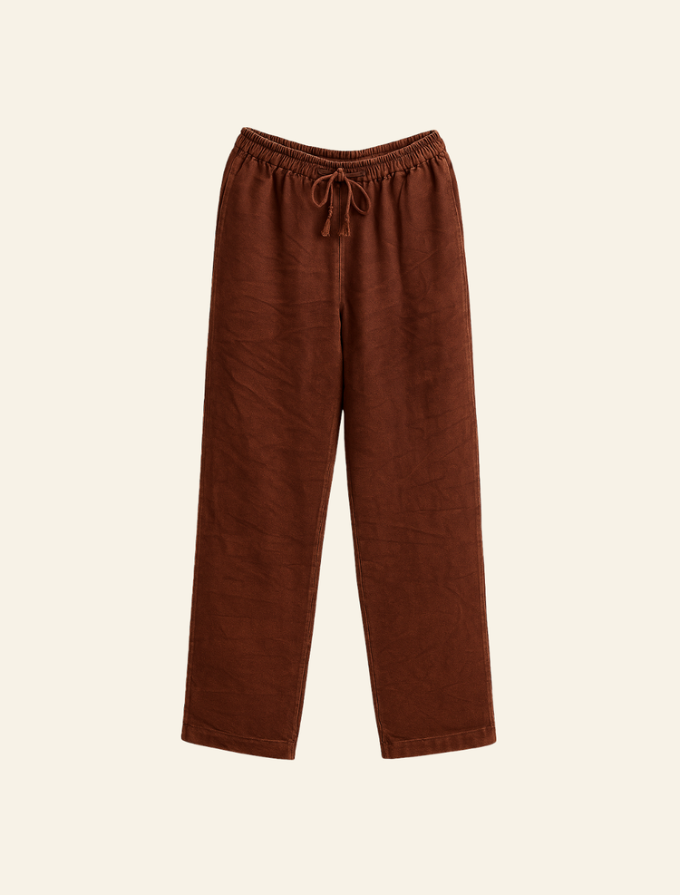 Umber Everyday Cotton Trousers