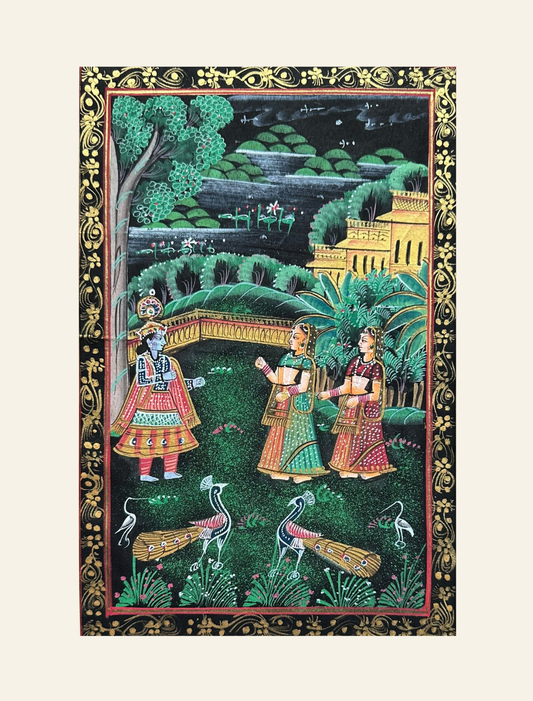 Rajasthani Krishna Miniature