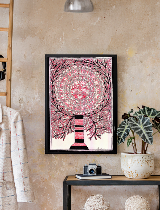 Tree of Life- Handmade Madhubani