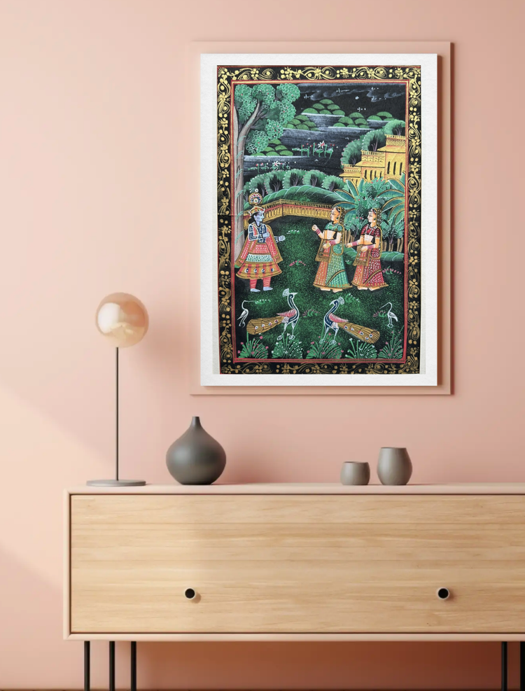 Rajasthani Krishna Miniature