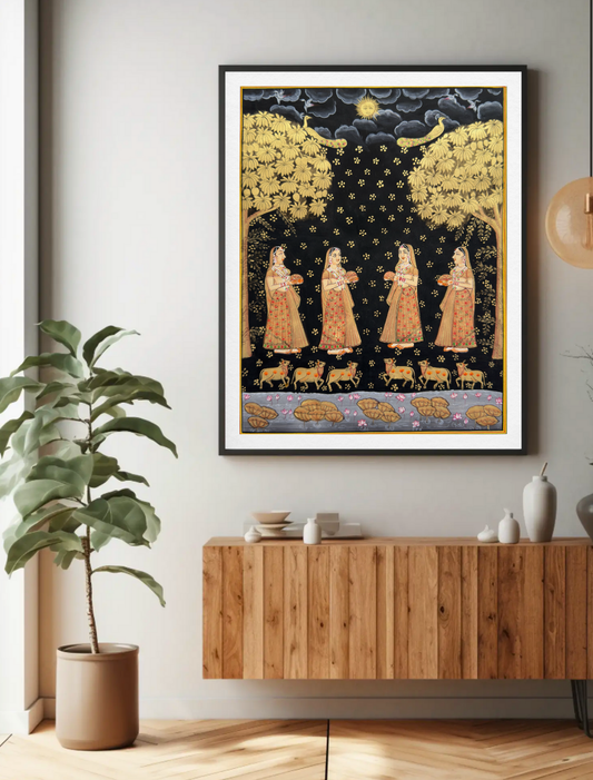 Handcrafted Rajput Queen Miniature