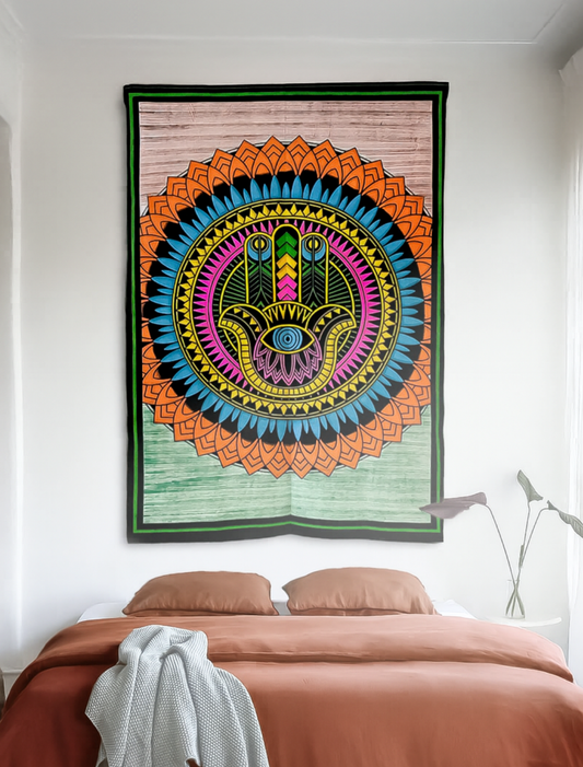 Hamsa Hand Wall Tapestry
