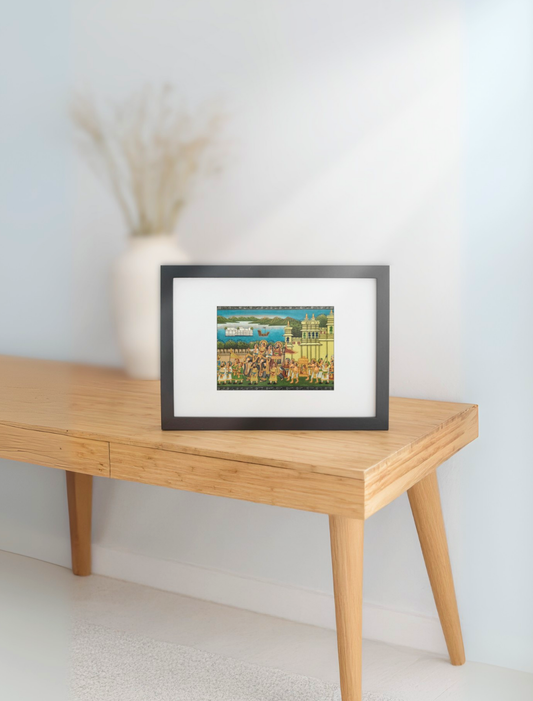 RajasthanI Royal Procession Artwork