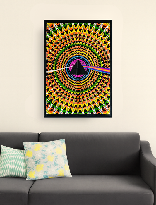 Psychedelic Prism Cotton Tapestry
