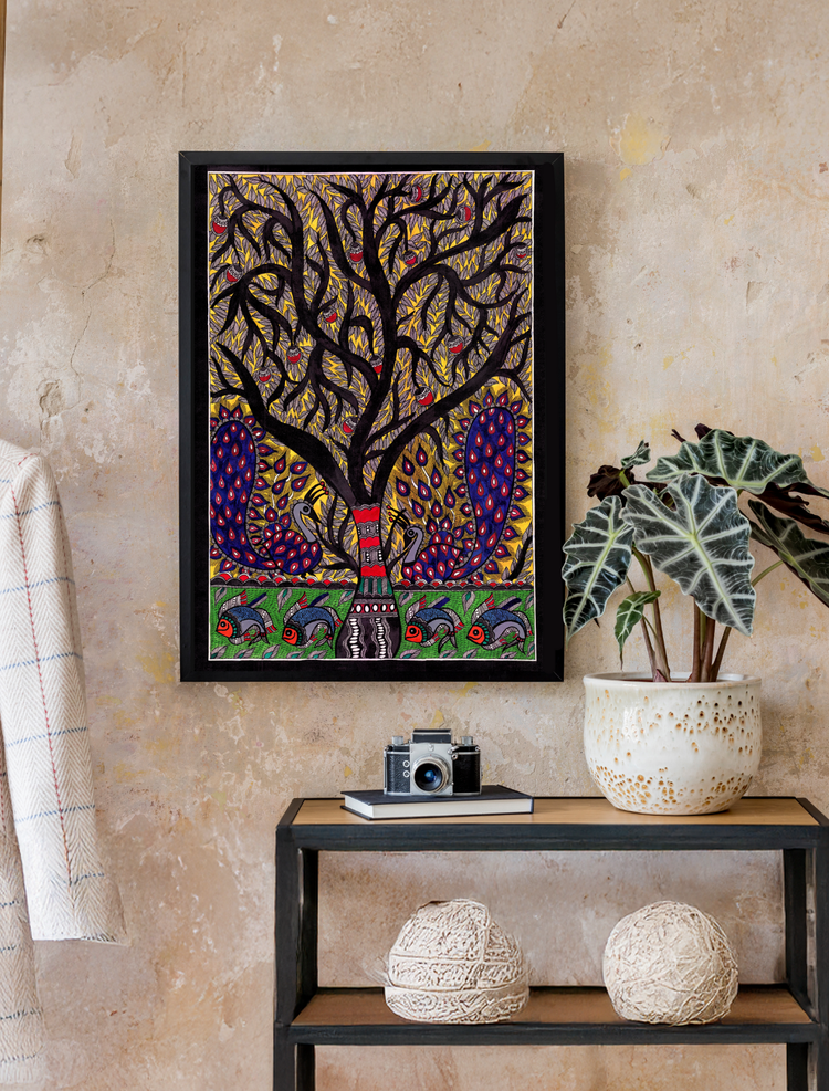 Madhubani Banyan Folk Art