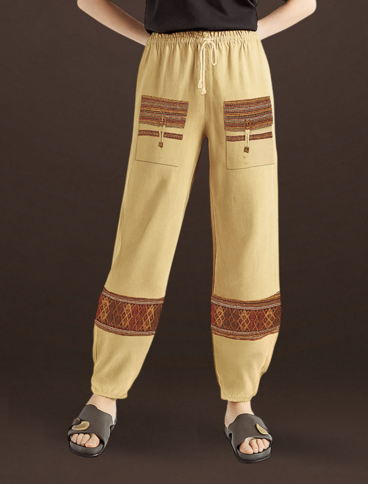 Himalayan Wool Wide-leg Trousers