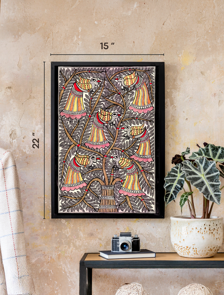 Handcrafted Rustic Tree of Life Artwork