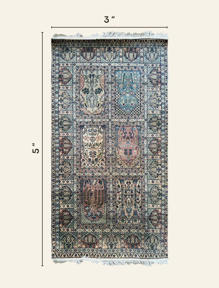 Cream Wool Tribal Kilim Rug