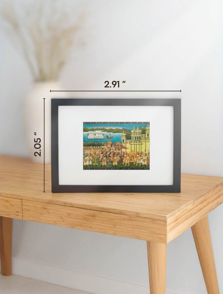 RajasthanI Royal Procession Artwork