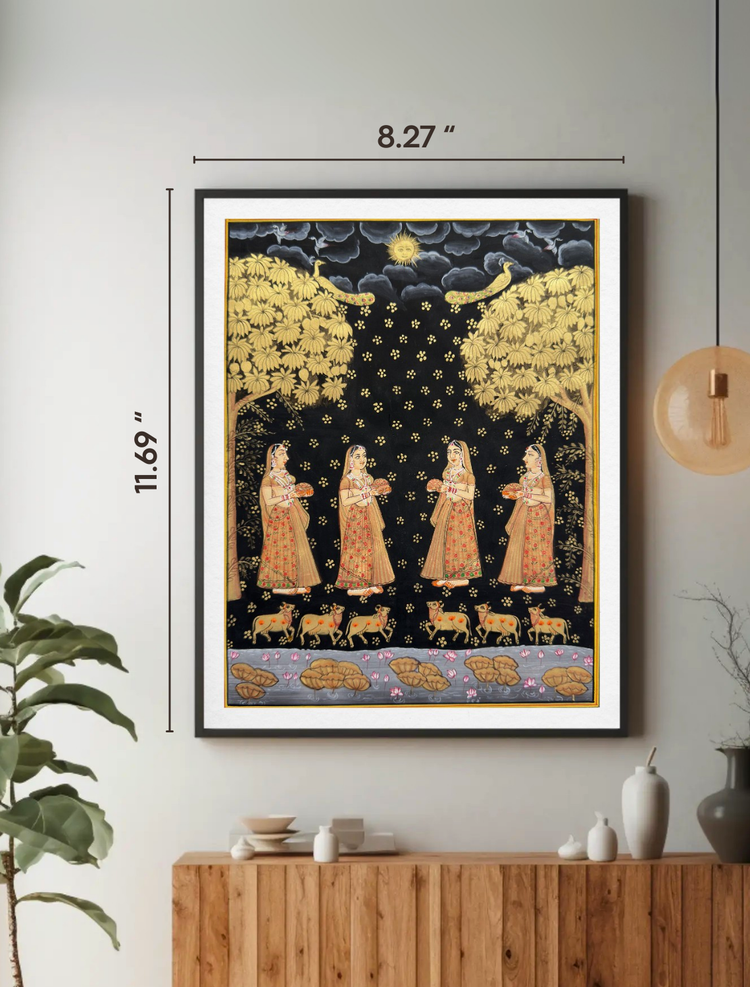 Handcrafted Rajput Queen Miniature