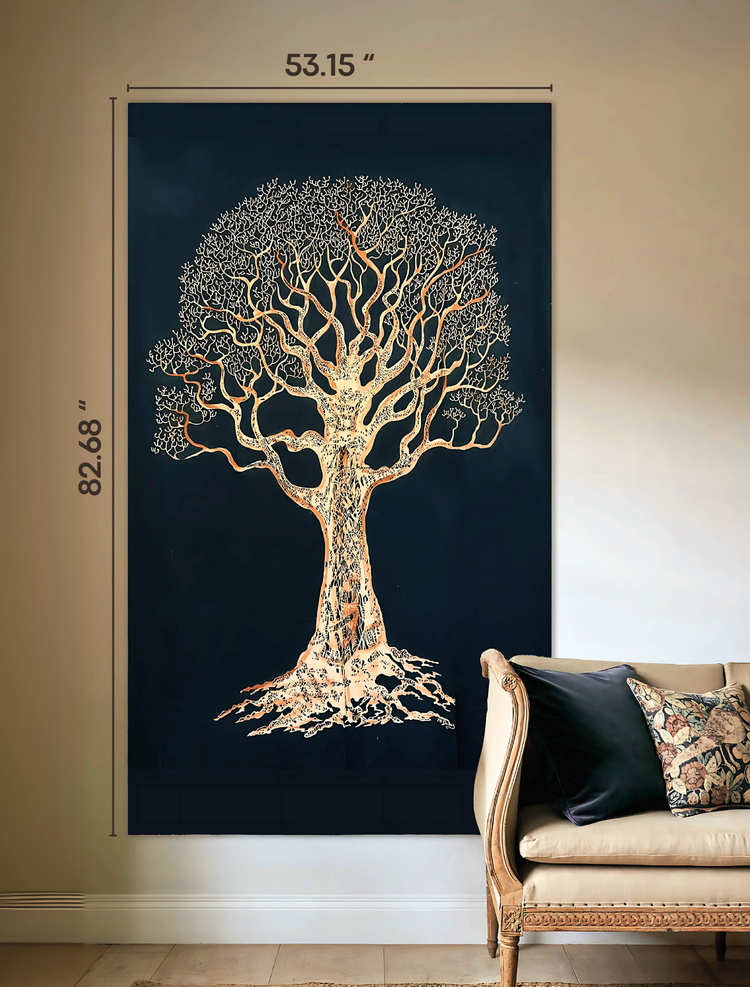 Elegant Tree of Life Tapestry