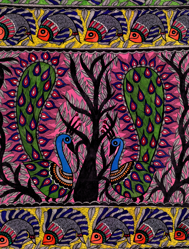 Madhubani Folk Art Painting