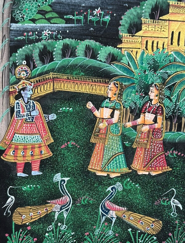 Rajasthani Krishna Miniature