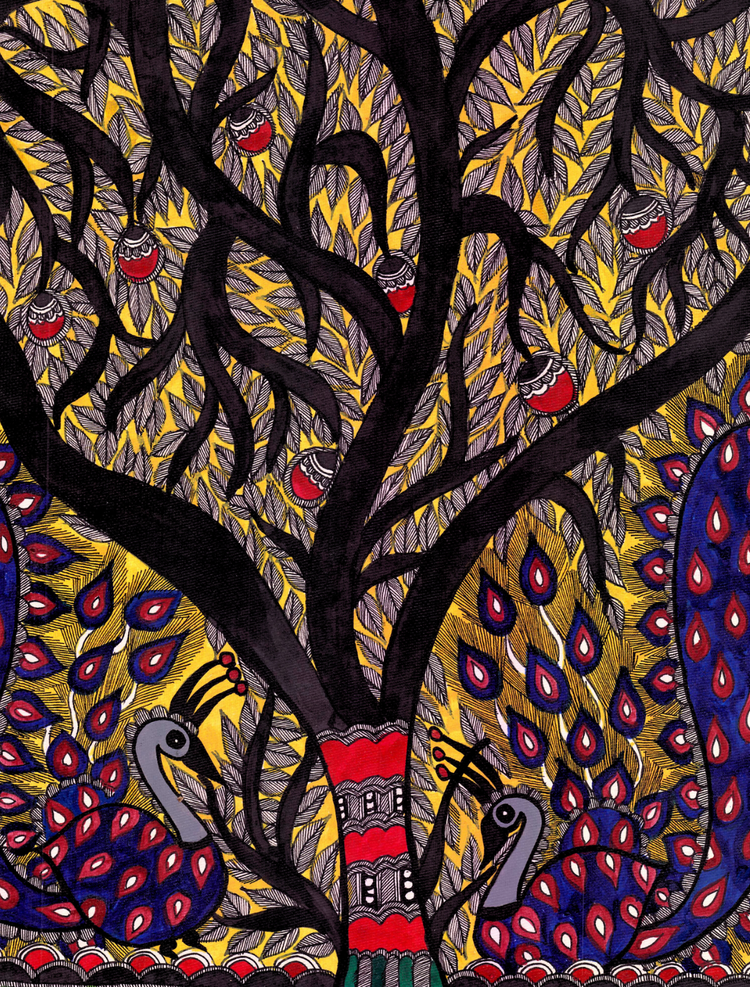Madhubani Banyan Folk Art