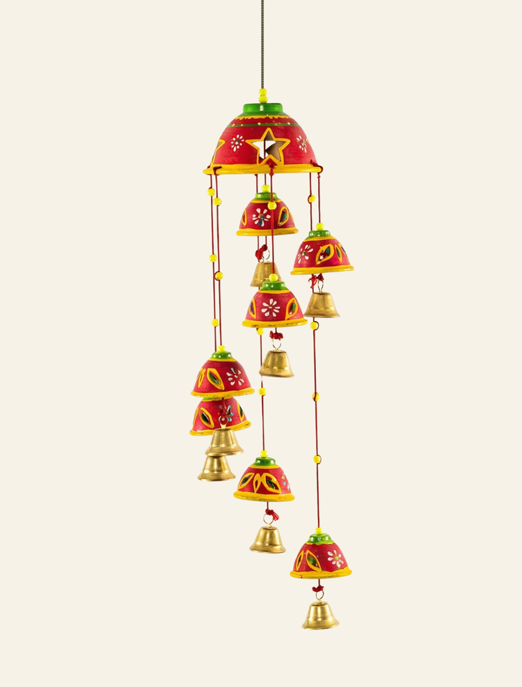 Rajasthani Handpainted Bell Windchime