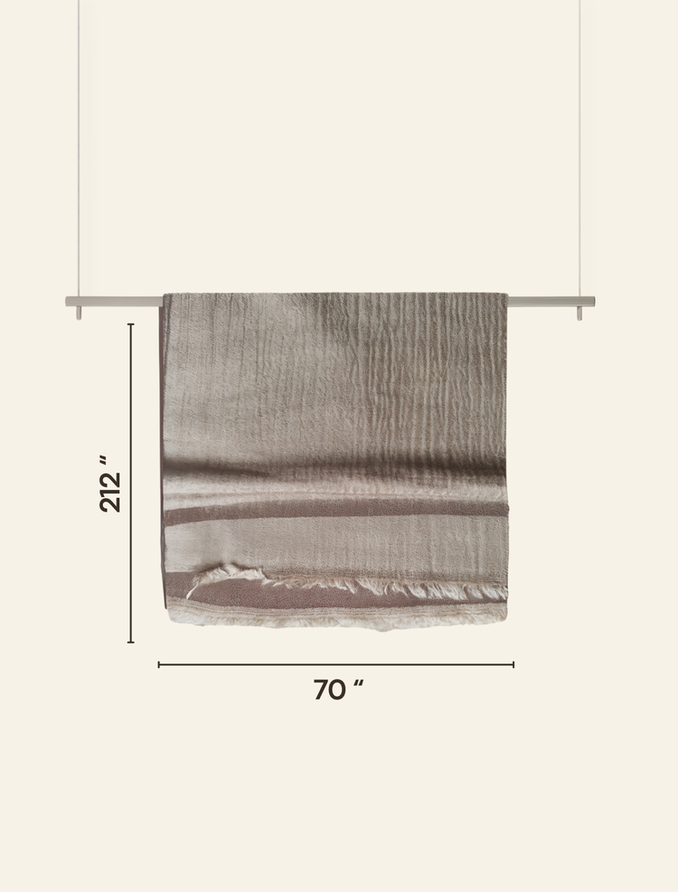 Light Brown Cashmere Scarf