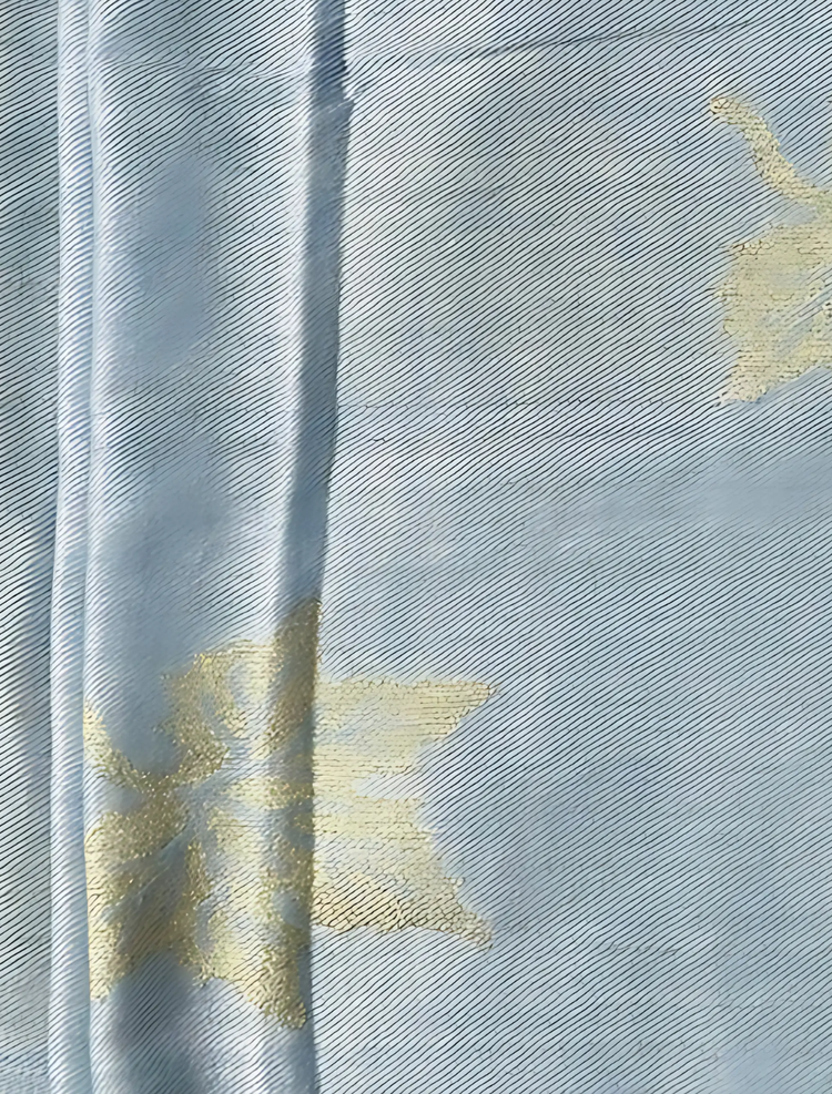 Sky Blue Elegant Cashmere Scarf