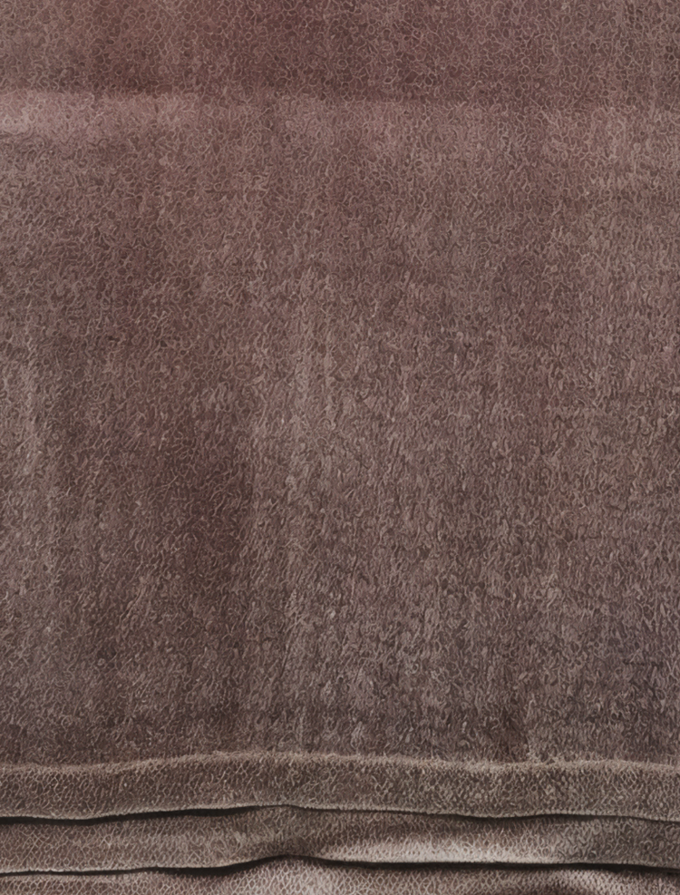 Reversible Brown Cashmere Scarf