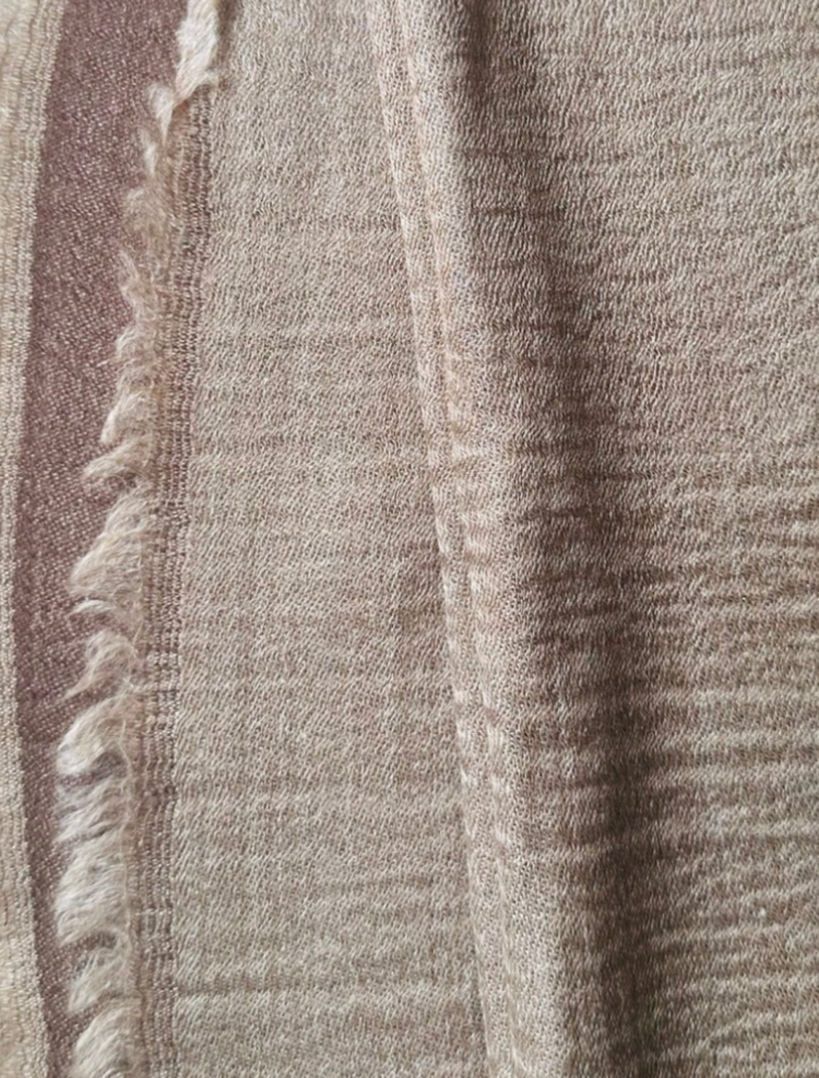 Light Brown Cashmere Scarf
