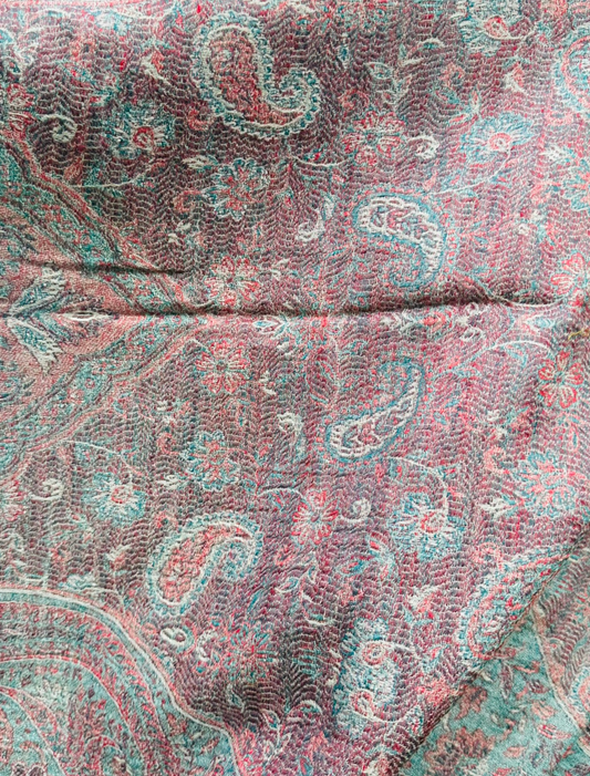 Handcrafted Multi Pink Pashmina Scarf