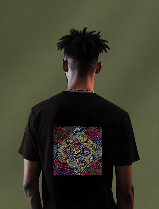 Mystic Harmony Back Print Graphic Tee | Cotton T-Shirt