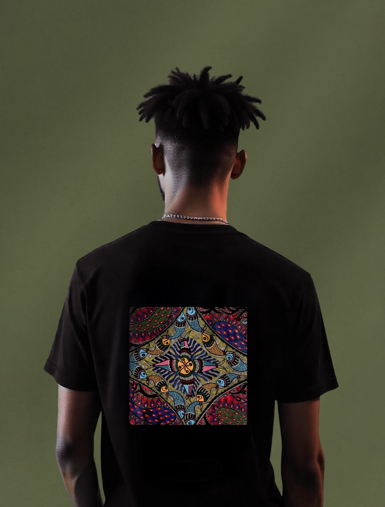 Mystic Harmony Back Print Graphic Tee | Cotton T-Shirt