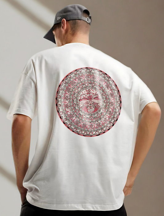 Artistic Heritage Back Print Graphic Tee | Cotton T-Shirt